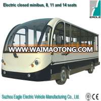 Electric enclosed sightseeing bus, 11 seater, CE approved