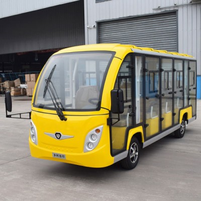 11 Passengers Battery Powered Classic Shuttle Electric Sightseeing Tourist Car for Tourist for Resort