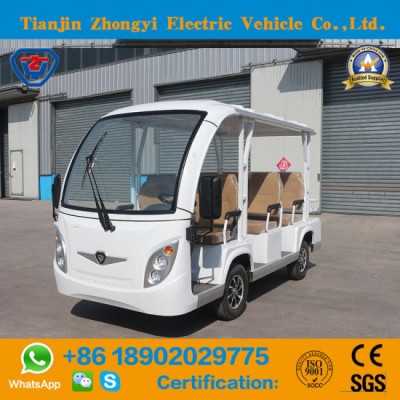 Customized Colour 8 Seatsbattery Powered Classic Shuttle Electric Sightseeing Tourist Cart for Wholesale