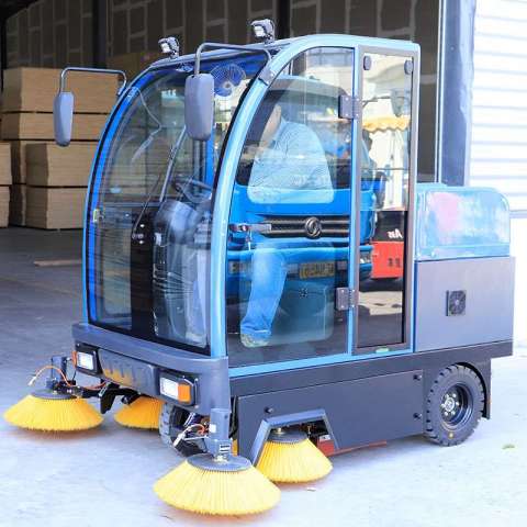 Electric Industrial Road Sweeper Road Cleaning Machine Sweeper Truck Street Sweeper